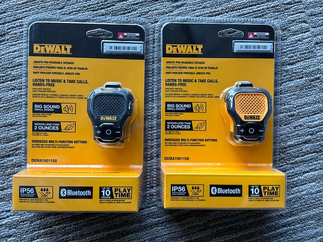 Dewalt luidspreker (2x) - afbeelding 1 van  2