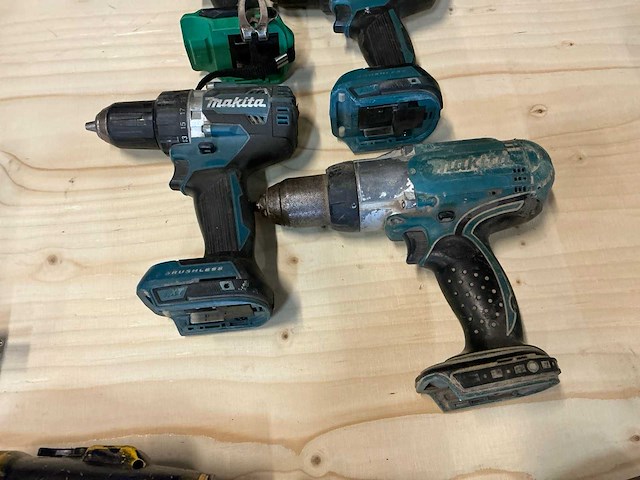 Dewalt / makita / hitachi accugereedschap (10x) - afbeelding 4 van  4