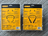 Dewalt nekspeaker met oortjes (2x) - afbeelding 2 van  2