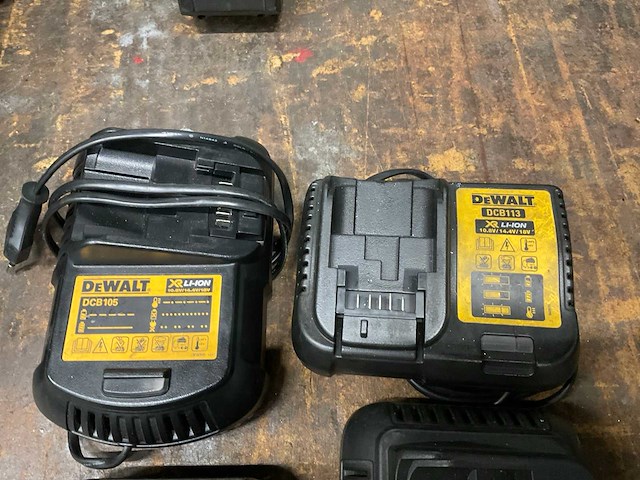 Dewalt partij accu's en laders - afbeelding 2 van  6