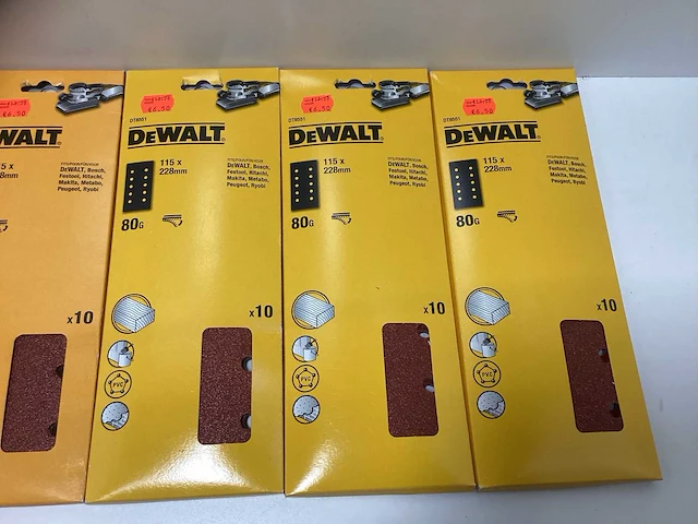 Dewalt schuurpapier 115x228 - afbeelding 2 van  4