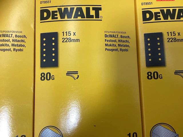 Dewalt schuurpapier 115x228 - afbeelding 3 van  4