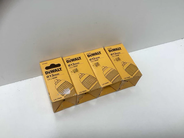 Dewalt snelspanboorhouder - 4-delig (1/2” x 20 unf) - afbeelding 3 van  5