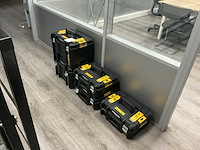 Dewalt stapelbare gereedschapskoffer (5x) - afbeelding 1 van  3