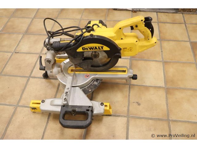 Dewalt telescopische afkort- en verstekzaag dws774-qs, type 1 - afbeelding 2 van  7