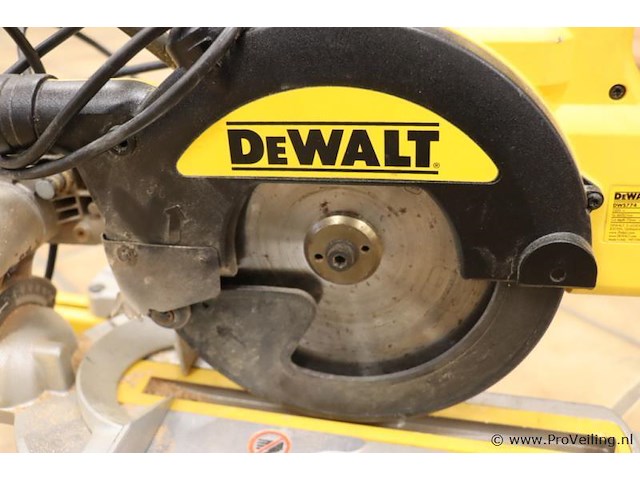 Dewalt telescopische afkort- en verstekzaag dws774-qs, type 1 - afbeelding 6 van  7
