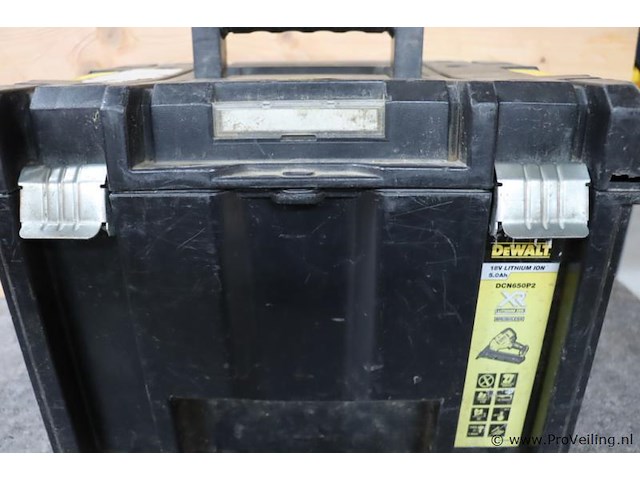 Dewalt tstak gereedschapskoffer dcn650p2 (leeg) - afbeelding 3 van  4