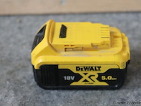 Dewalt xr accu dcb184, 18v, 5.0ah - afbeelding 1 van  3