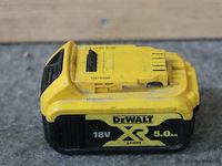 Dewalt xr accu dcb184, 18v, 5.0ah - afbeelding 1 van  3