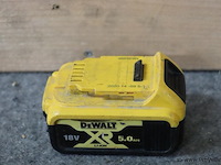 Dewalt xr accu dcb184, 18v, 5.0ah - afbeelding 1 van  3