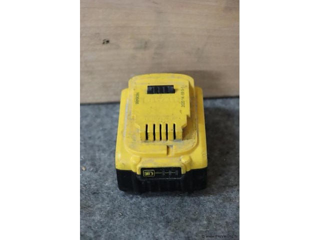 Dewalt xr accu dcb184, 18v, 5.0ah - afbeelding 2 van  3
