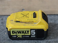 Dewalt xr accu dcb184, 18v, 5.0ah - afbeelding 1 van  3