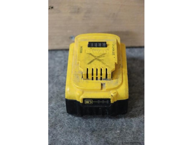 Dewalt xr accu dcb184, 18v, 5.0ah - afbeelding 2 van  3