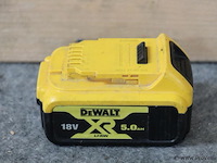Dewalt xr accu dcb184, 18v, 5.0ah - afbeelding 1 van  3