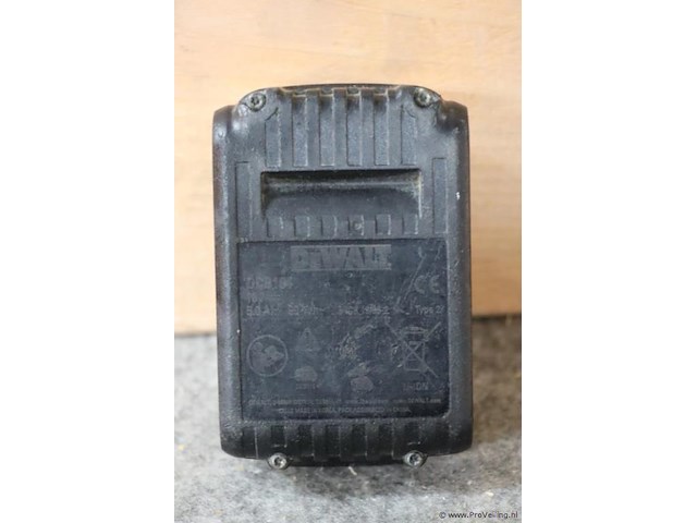 Dewalt xr accu dcb184, 18v, 5.0ah - afbeelding 3 van  3