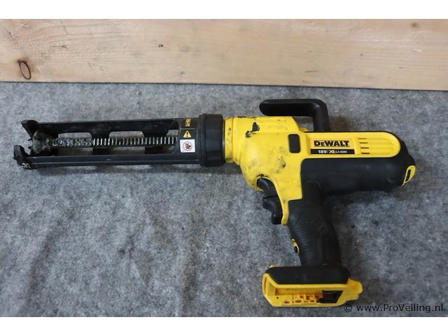 Dewalt xr accu kitspuit dce560, 18v, type 1 incl. opbergkoffer - afbeelding 3 van  8