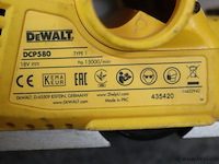 Dewalt xr accu schaafmachine dcp580, 18v, type 1 - afbeelding 6 van  7