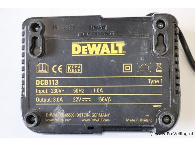 Dewalt xr acculader dcb113 - afbeelding 3 van  3