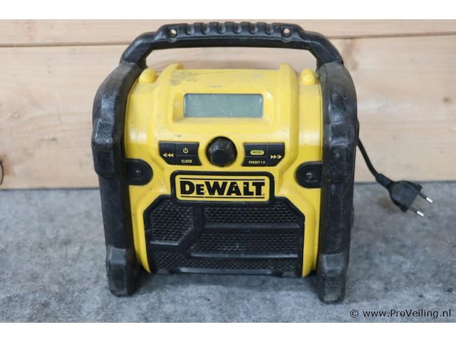 Dewalt xr bouwradio dcr019 dcr019-qw, type 1 - afbeelding 2 van  6
