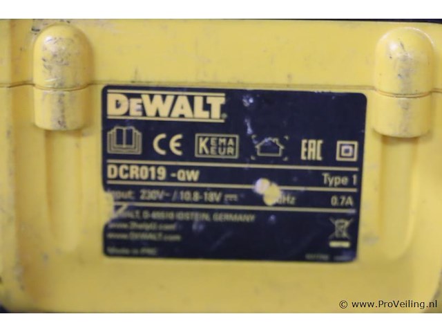 Dewalt xr bouwradio dcr019 dcr019-qw, type 1 - afbeelding 6 van  6