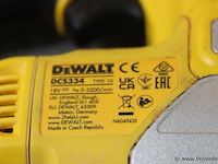 Dewalt xr decoupeerzaag dcs334, 18v incl. opbergkoffer - afbeelding 5 van  9