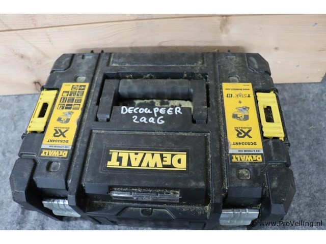 Dewalt xr decoupeerzaag dcs334, 18v incl. opbergkoffer - afbeelding 9 van  9