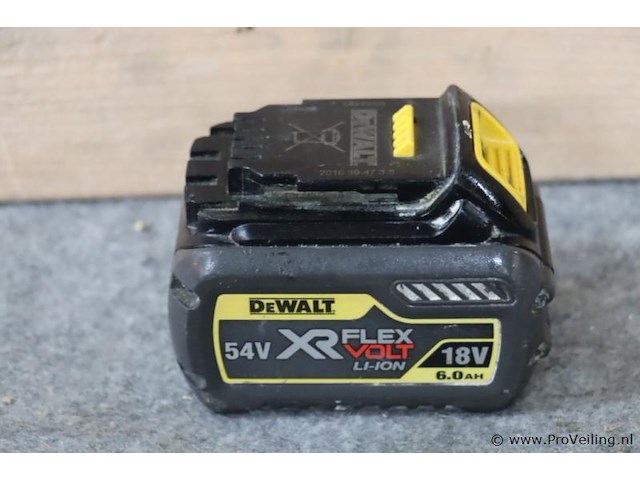 Dewalt xr flexvolt accu dcb546, 54v, 5.0ah - afbeelding 1 van  3