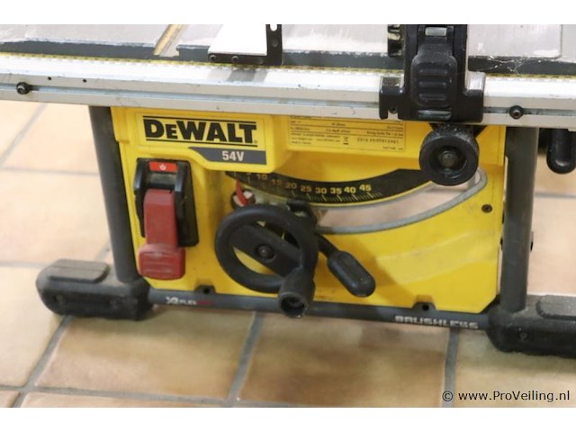 Dewalt xr flexvolt accu tafelzaag dcs7485, 54v, type 1 - afbeelding 3 van  10