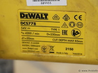 Dewalt xr flexvolt afkort- en verstekzaag dcs778, 54v, type 1 - afbeelding 6 van  6