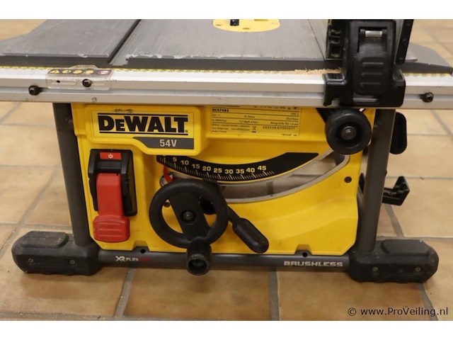 Dewalt xr flexvolt tafelzaag dcs7485, 54v, type 3 - afbeelding 2 van  9