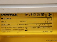 Dewalt xr flexvolt tafelzaag dcs7485, 54v, type 3 - afbeelding 8 van  9