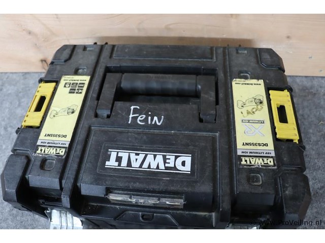 Dewalt xr oscillerende multitool dcs355 dcs355nt incl. opbergkoffer - afbeelding 5 van  12