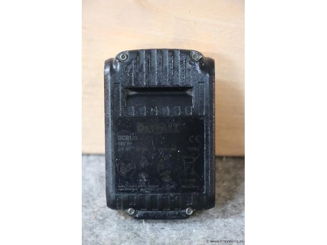 Dewalt xr schuifaccu dcb183, 18v, 2.0ah - afbeelding 3 van  3