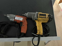 Dewalt/fein slagmoersleutel en schroefmachine - afbeelding 1 van  2