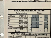 Dexion sectie palletstelling met aanrijd-beveiliging (60x) - afbeelding 8 van  14