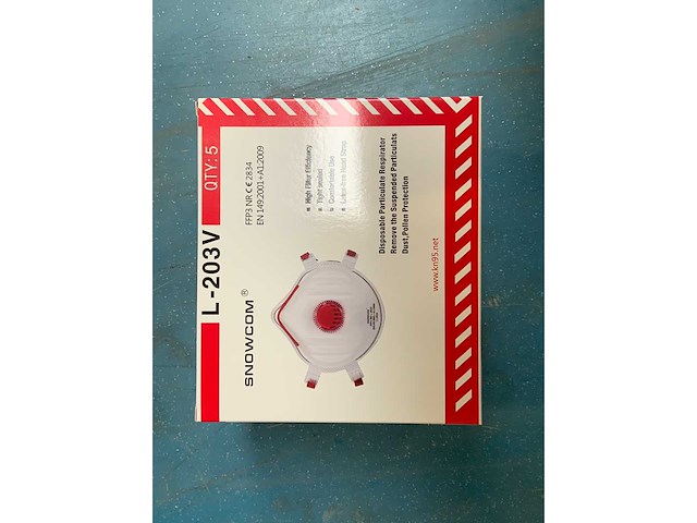 Dfnd cupmodel ffp2 met ventiel stofmasker - afbeelding 1 van  4