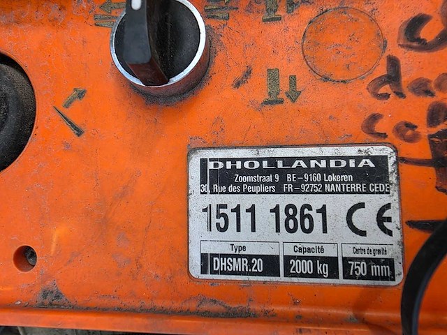 Dhollandia - dhsmr 20 - laadklep - afbeelding 4 van  12