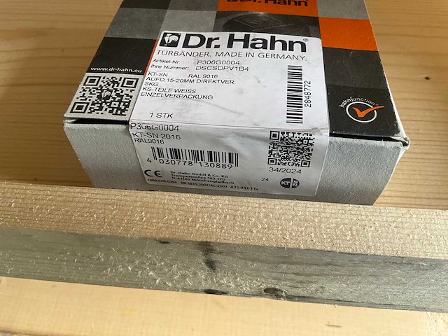 Dhr. hahn - kt-sn ral 9016 - deurscharnier - deurbeslag (68x) - afbeelding 4 van  8