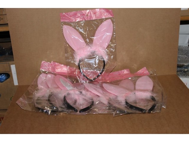 Diadeem 6 stuks bunnymodel in krat a - afbeelding 3 van  3