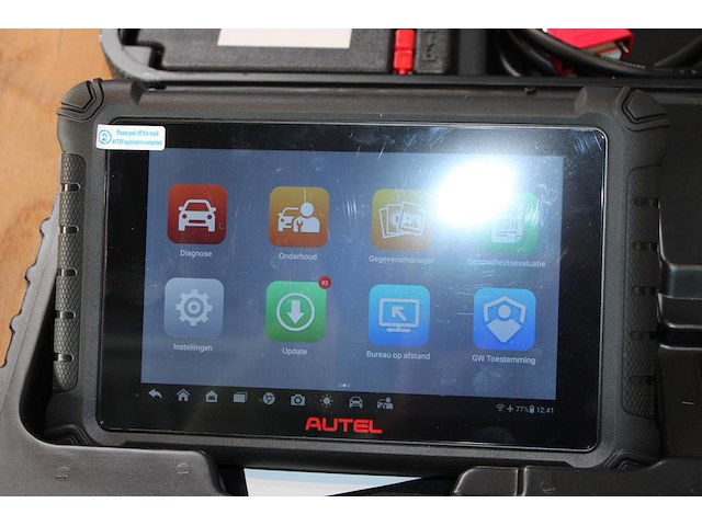 Diagnoseapparraat autel maxicheck mx900 in kunststof koffer met voedings- en connectiekabel. - afbeelding 2 van  5