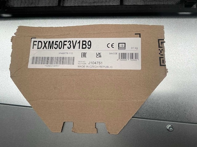 Diaken fdxm50f3v1b9 binnenunit sky air kanaal - afbeelding 6 van  7