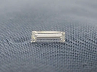 Diamant - 0.21 carat natuurlijke baguette geslepen diamant (gecertificeerd)