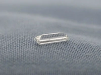 Diamant - 0.21 carat natuurlijke baguette geslepen diamant (gecertificeerd) - afbeelding 2 van  4