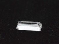 Diamant - 0.23 carat natuurlijke baguette geslepen diamant (gecertificeerd) - afbeelding 2 van  2