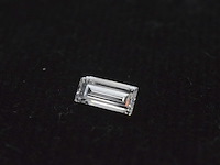 Diamant - 0.23 carat natuurlijke baguette geslepen diamant (gecertificeerd)
