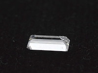 Diamant - 0.23 carat natuurlijke baguette geslepen diamant (gecertificeerd) - afbeelding 2 van  2