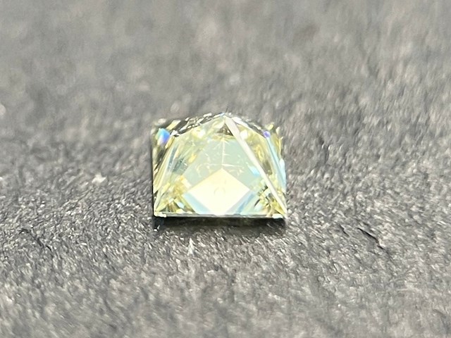 Diamant - 0.23 carat prinses geslepen diamant (gecertificeerd) - afbeelding 2 van  6