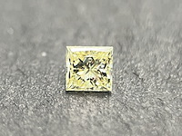 Diamant - 0.23 carat prinses geslepen diamant (gecertificeerd)