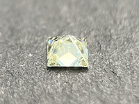 Diamant - 0.23 carat prinses geslepen diamant (gecertificeerd) - afbeelding 2 van  4