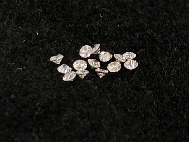 Diamant - 0.25 carat natuurlijke roze diamanten - afbeelding 1 van  4